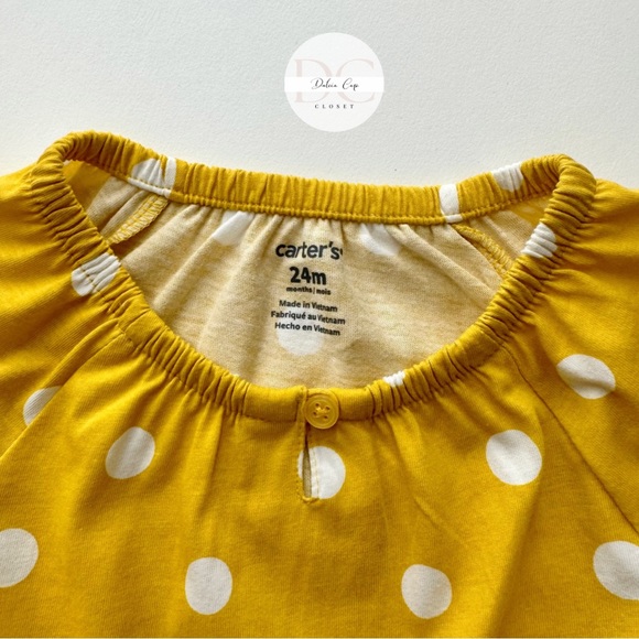 CARTERS Polka Dots Blouse SZ 24 months - Picture 4 of 5